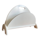 White Magazine Rack 1980s Design