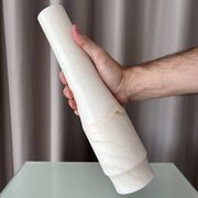 Vintage Spanish Alabaster Sculptural Vase – San Leo – Minimalist – 1970s