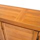 Vintage sideboard in elm wood. Edition by Simat. France 1970s.