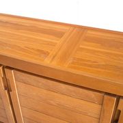 Vintage sideboard in elm wood. Edition by Simat. France 1970s.
