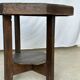 Table d'appoint octogonale piètement quadripode à entretoise de style moderniste
