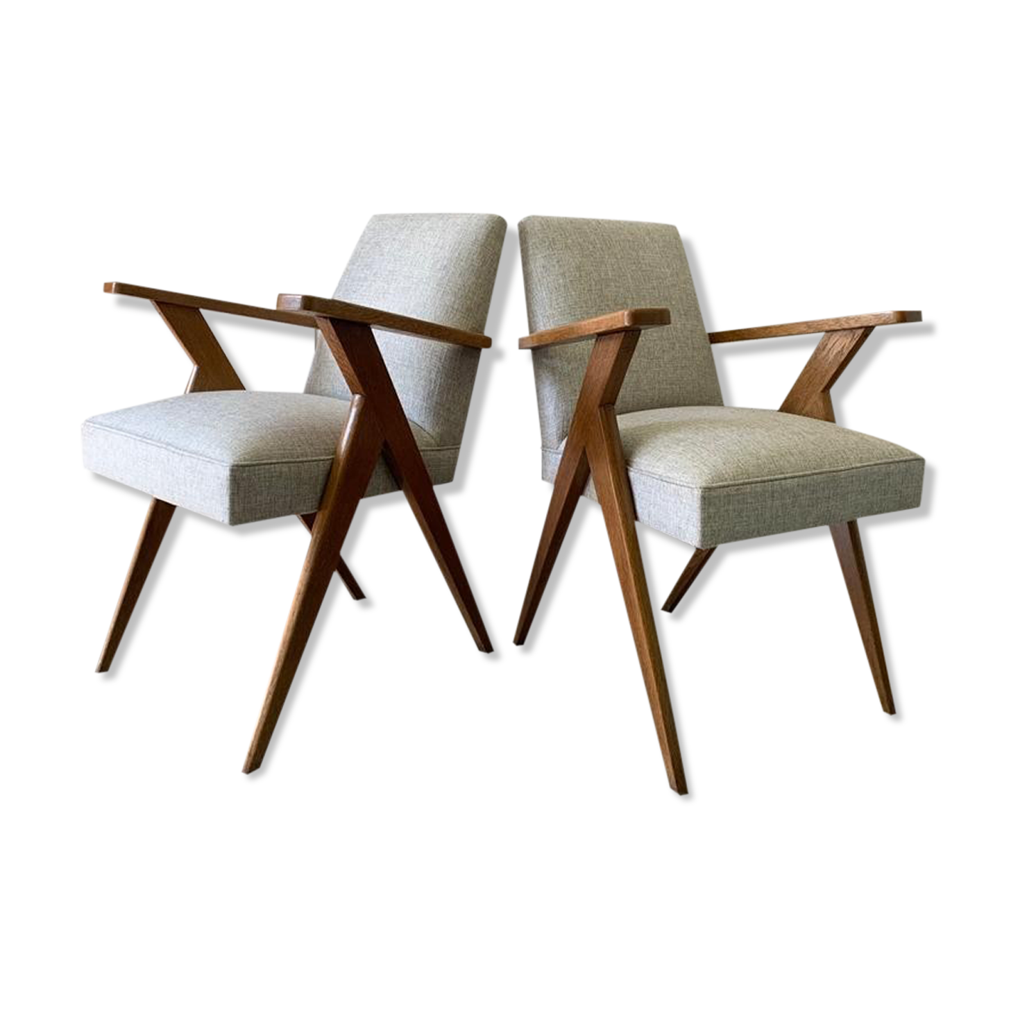 Pair of vintage armchairs