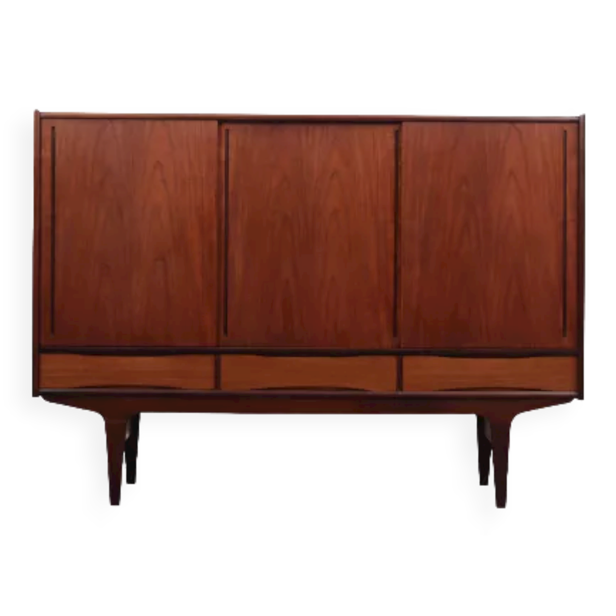 Teak highboard, Danish design, 1960s, production: Denmark