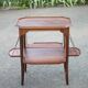 Wooden flap service, tea trolley, bar, living room furniture, vintage service, kitchen, decoration
