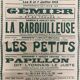 Affiche ancienne Gémier Théâtre national ambulant de 1912