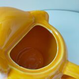Orange-yellow elephant teapot