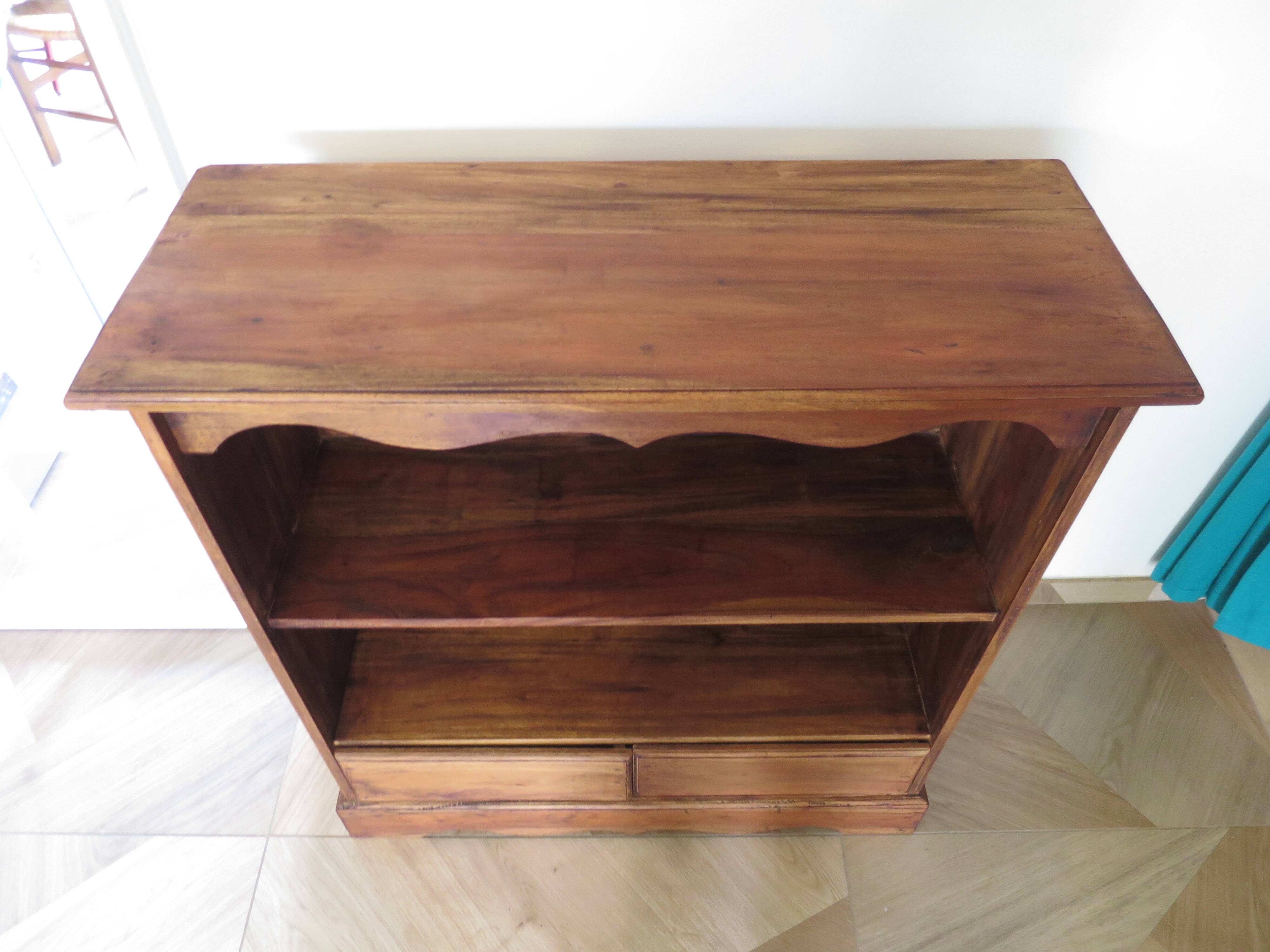 Shelf - bookcase - Bibus - exotic wood - solid wood - 3 levels - 2
