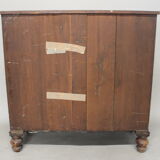 Mahogany veneer curved, English work, circa 1840