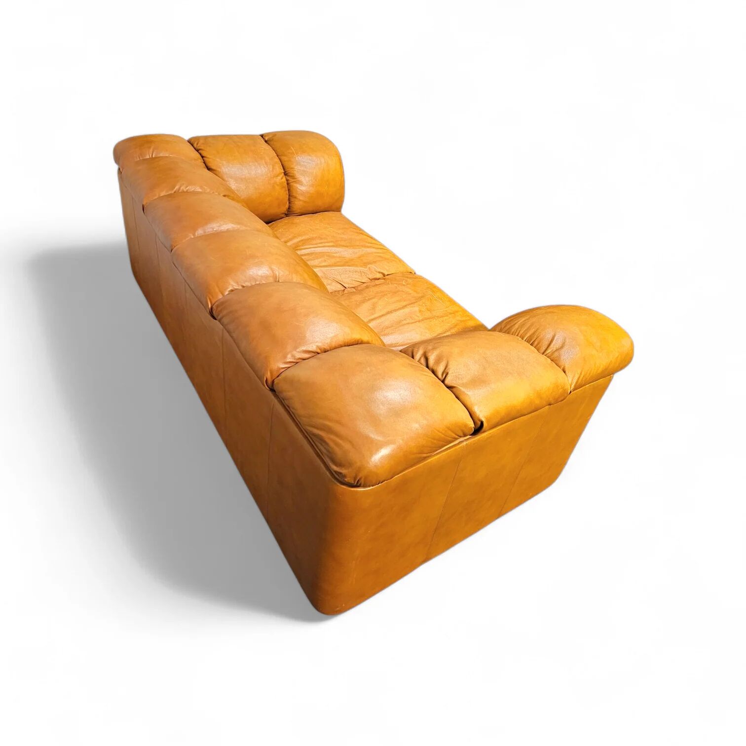 Canapé 2 places Poltrona Frau par Franco Bresciani, modèle Cocker, Italie années 1970