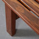 Mahogany slat bench 1960