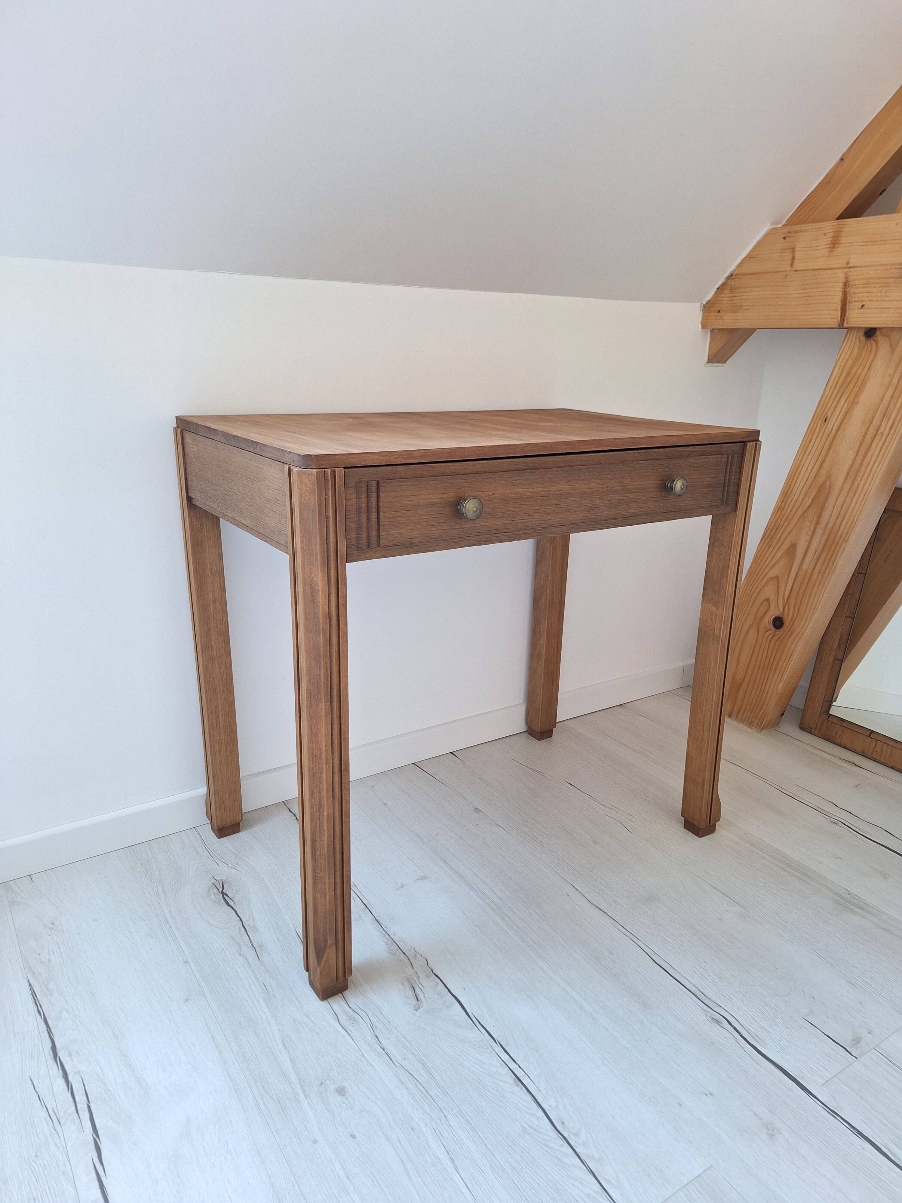 Desk / Side table / Art Deco console from the 1930s vintage