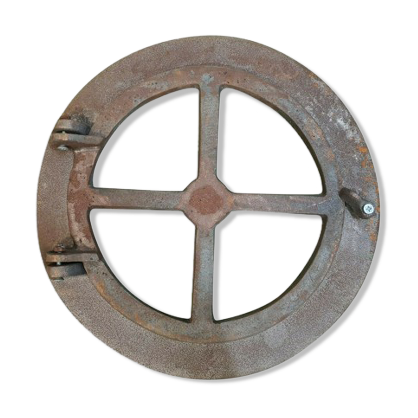 Cast iron bull's eye window