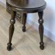 Old turned oak tripod stool