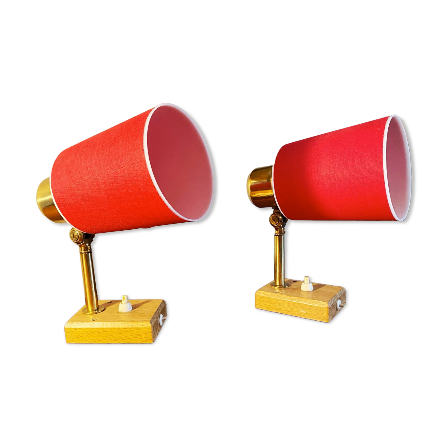 Paire d’appliques vintage