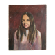 Vintage oil portrait