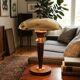 Lampe style Art Déco articulée - Bois et laiton - 1930