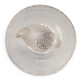 Perdrix ring in Lalique crystal