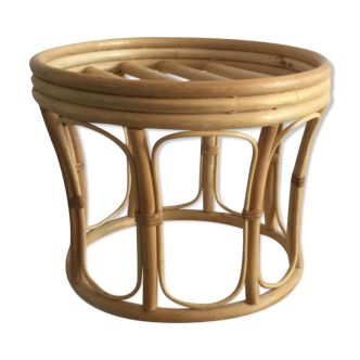 Table d’appoint rotin