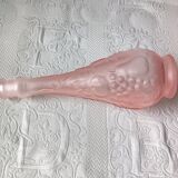 Large fruit motif genie CARAFE, vintage pink