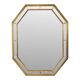 Grand miroir octogonal Deknudt, style Hollywood Regency