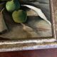Oil on canvas still life with cubist apples Antoinette Destrem circa 1920