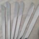 18 stainless steel Space Age place settings / Spoon Fork Knife