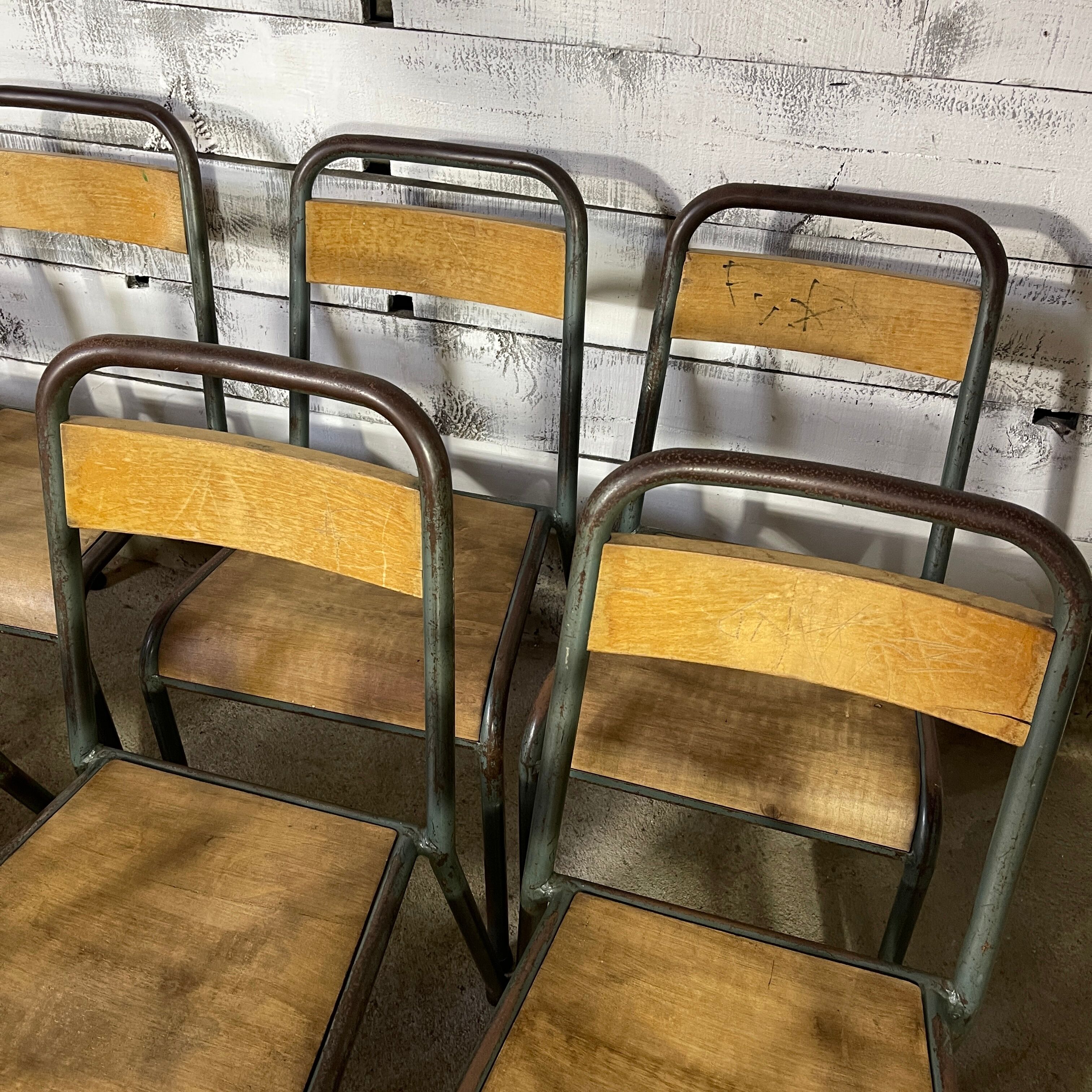 Set of 18 stella school chairs