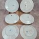 Set of 6 flat plates Badonviller – "oriental" model