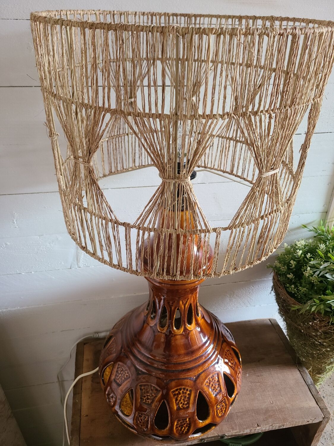 Vintage ceramic lamp