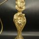 Large candlestick lamp in Rocaille / Rococo / Louis XV style from the 19th century - bronze