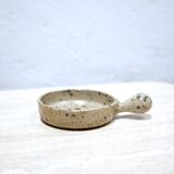 Empty cup vintage pocket in pyrite stoneware