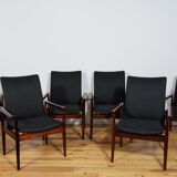 Armchairs model 209 Diplomat by Finn Juhl for France & Søn, 1960s, Set of 6