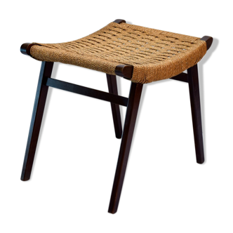 Gispen's Ottoman vintage braided rope stool
