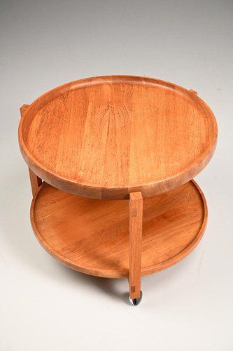 Vintage Oak Serving Trolley