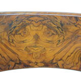 1930s art deco dining chairs in walnut, czechoslovakia