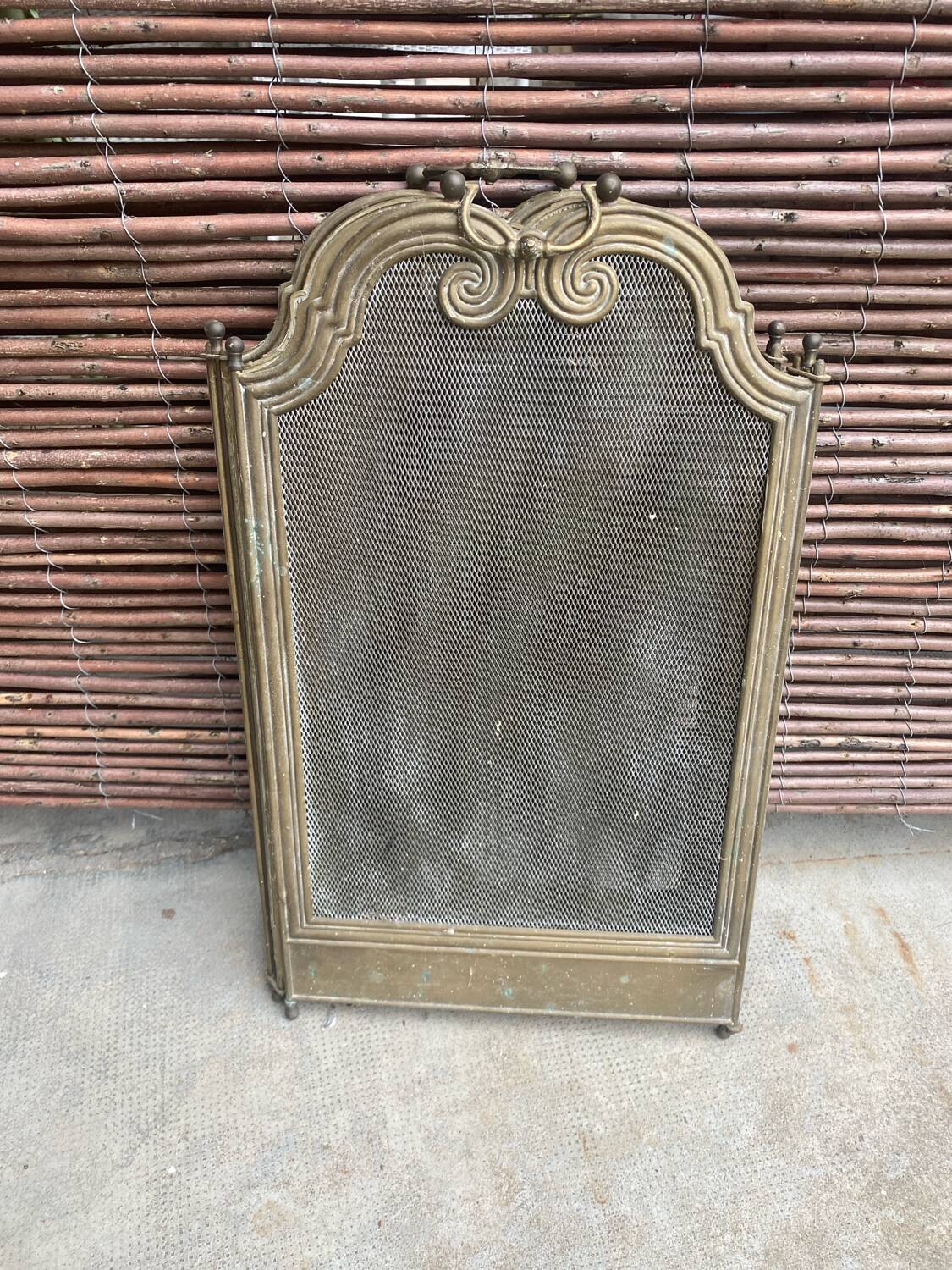 Brass Fire Screen