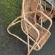 Paire de fauteuils rotin vintage