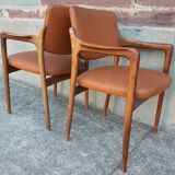 Pair of Scandinavian armchairs