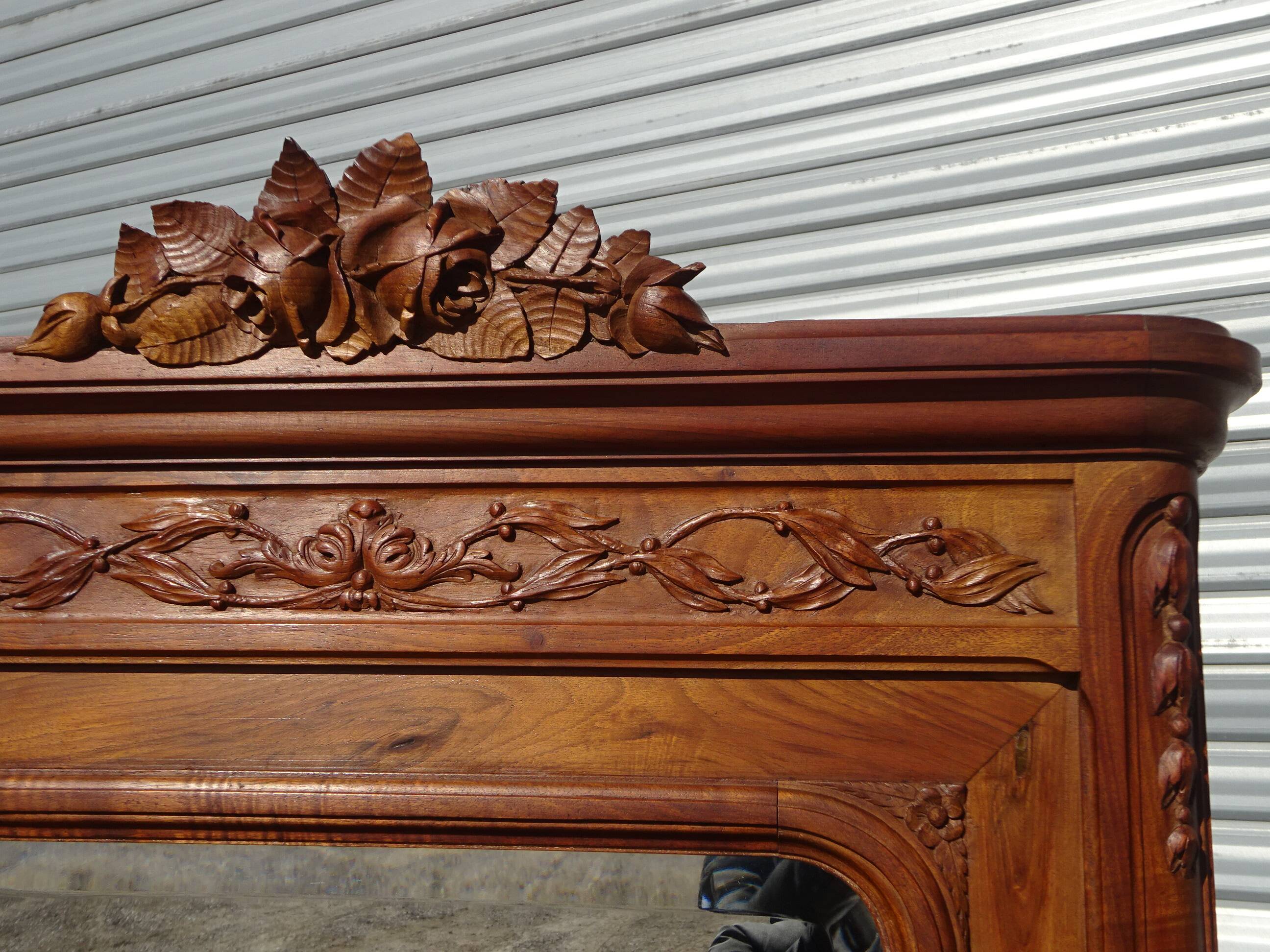 Coiffeuse avec rangements style Louis XVI