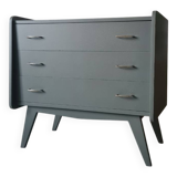 Commode vintage pieds compas