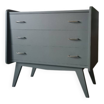 Commode vintage pieds compas