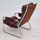 Années 70, design danois, chaise longue, cuir, état d’origine