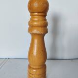 Turned wooden pepper mill