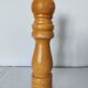 Turned wooden pepper mill