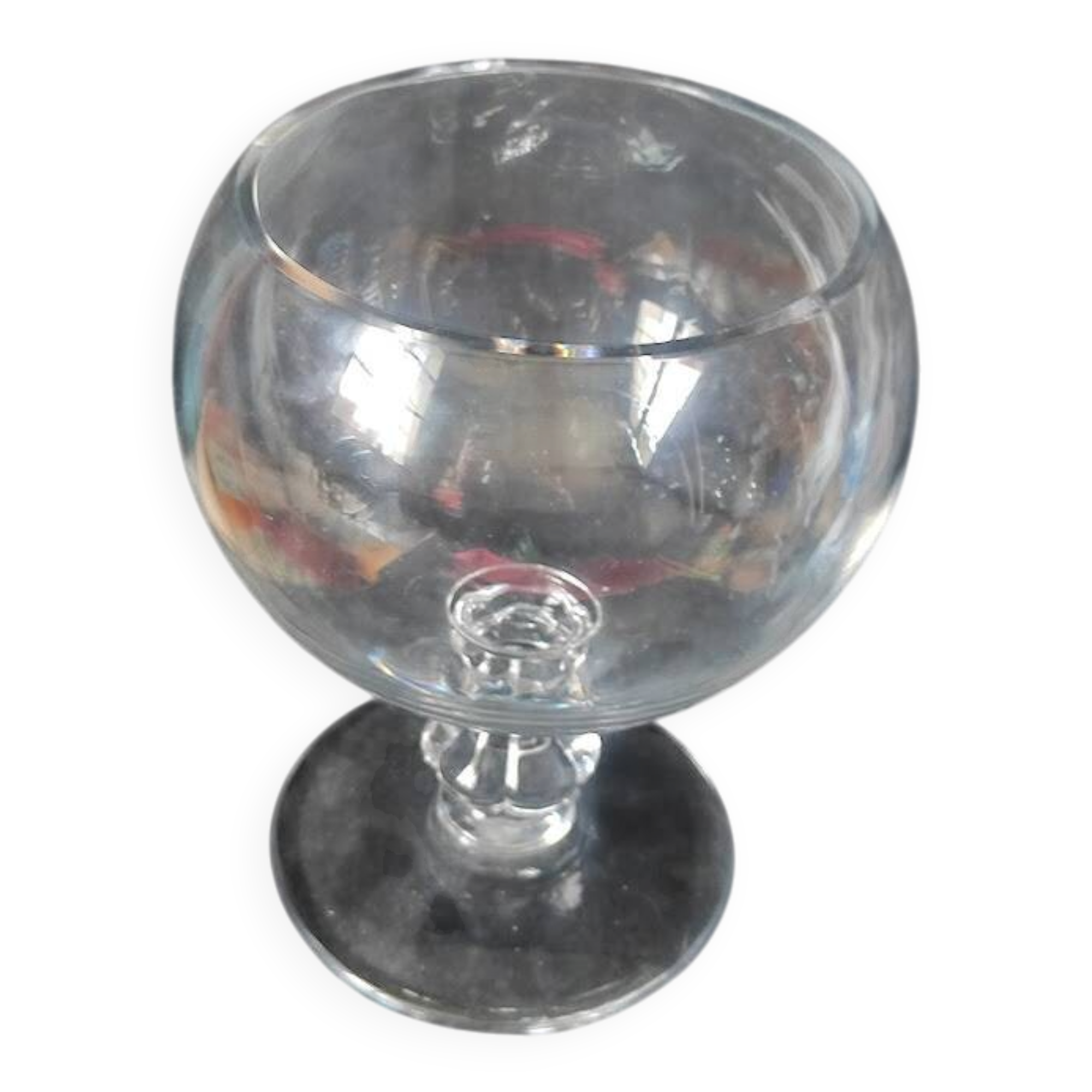 1960/80 Large signed seal cup / crystal / 1.5 liters