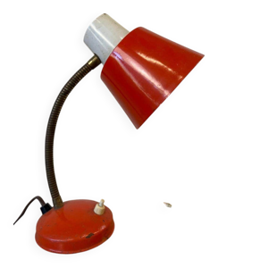 Lampe de bureau vintage - rouge