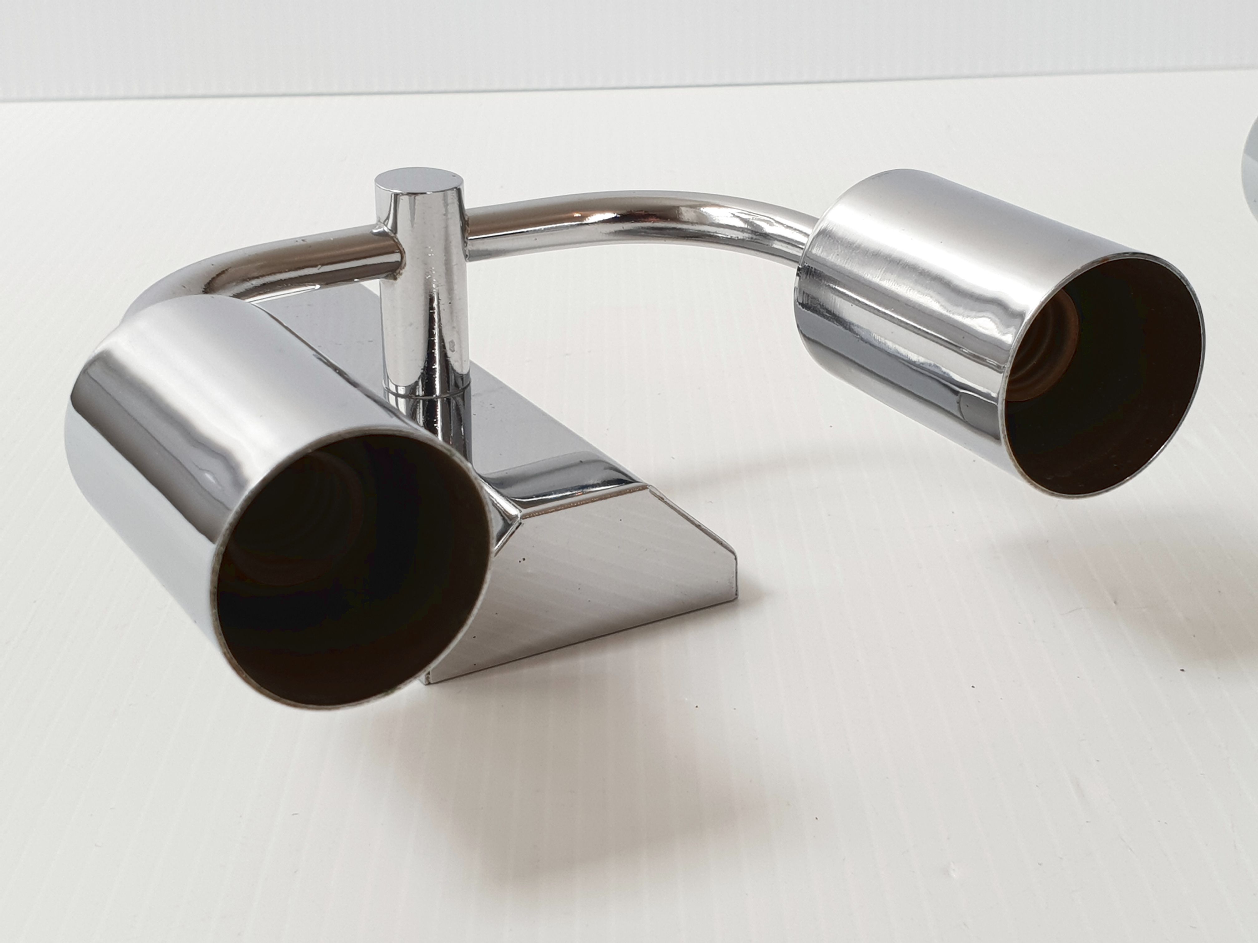 Pair of vintage wall sconces, 70s