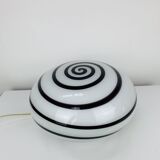 Zebra glass ball lamp by Eglo, 90s, vintage