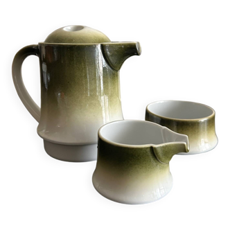 tea or coffee service in porcelain Langenthal, 1970