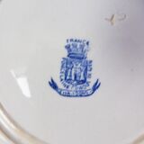 4 flat plates Gien Chardons (4)